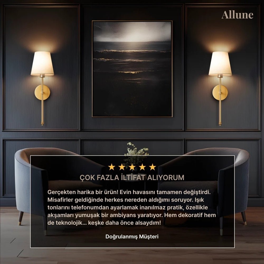 Allune 2'li Kablosuz Duvar Aplikleri